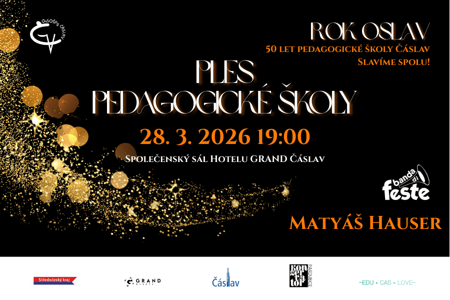 carousel image Ples k 50. výročí pedagogické školy Čáslav