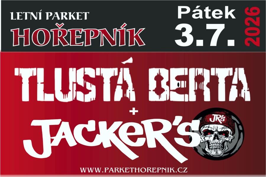 carousel image TLUSTÁ BERTA + JACKER'S - HOŘEPNÍK 2026
